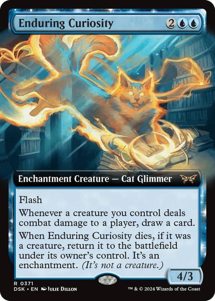 Enduring Curiosity (Extended Art), Duskmourn: House of Horror 371
