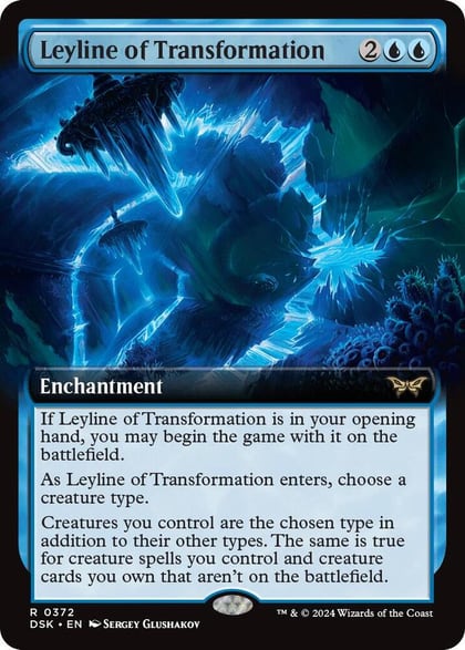 Leyline of Transformation (Extended Art), Duskmourn: House of Horror 372