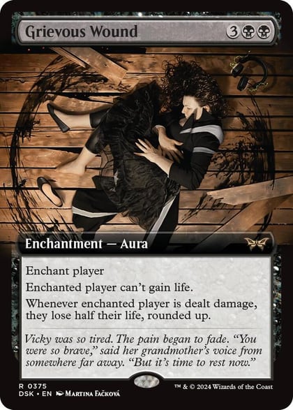 Grievous Wound (Extended Art), Duskmourn: House of Horror 375