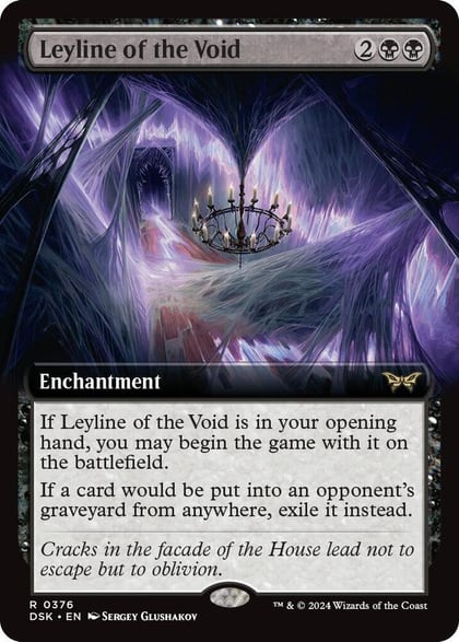 Leyline of the Void (Extended Art), Duskmourn: House of Horror 376