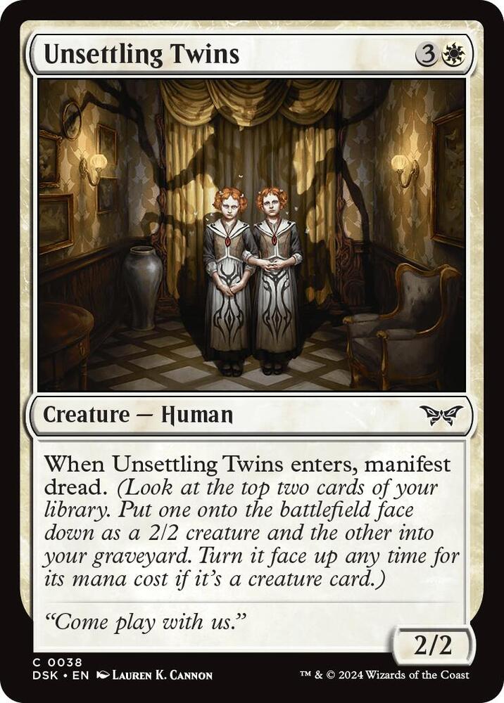 Unsettling Twins, Duskmourn: House of Horror 38