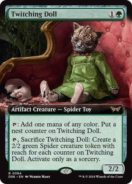 Twitching Doll (Extended Art), Duskmourn: House of Horror 384