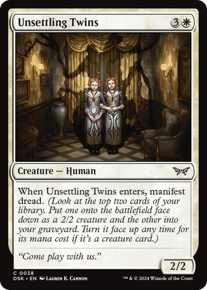Unsettling Twins, Duskmourn: House of Horror 38