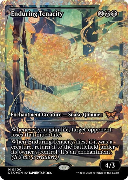 Enduring Tenacity (Showcase) (Fracture Foil), Duskmourn: House of Horror 400