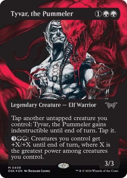 Tyvar, the Pummeler (Showcase) (Textured Foil), Duskmourn: House of Horror 408
