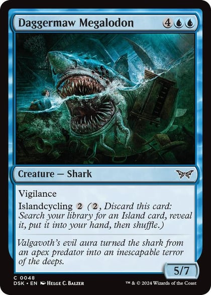Daggermaw Megalodon, Duskmourn: House of Horror 48