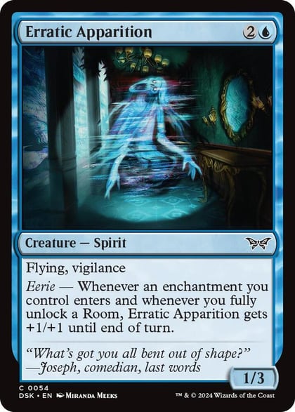 Erratic Apparition, Duskmourn: House of Horror 54