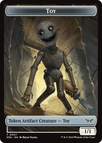 Toy // Treasure Double-Sided Token, Duskmourn: House of Horror 7 // 15