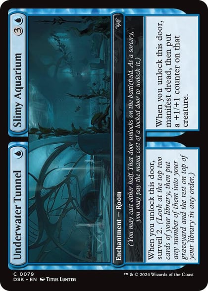 Underwater Tunnel // Slimy Aquarium, Duskmourn: House of Horror 79