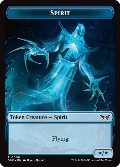 Spirit (0008) // Gremlin Double-Sided Token, Duskmourn: House of Horror 8 // 11