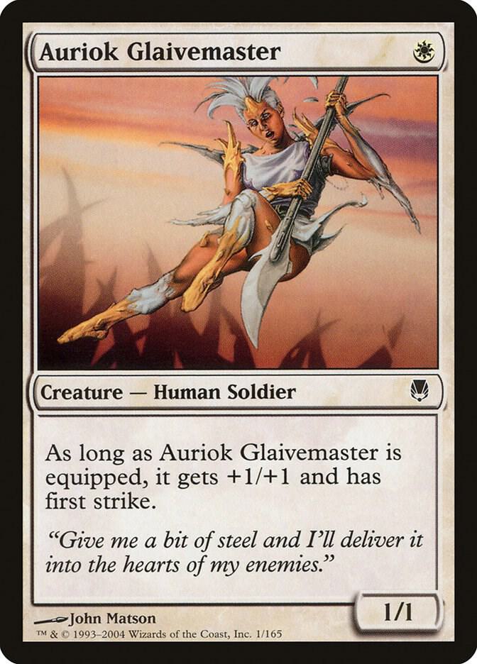 Auriok Glaivemaster, Darksteel 1