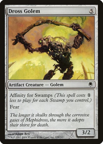 Dross Golem, Darksteel 119