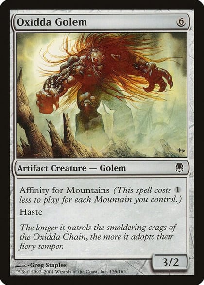 Oxidda Golem, Darksteel 135