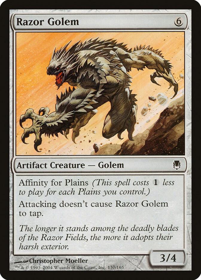Razor Golem, Darksteel 137