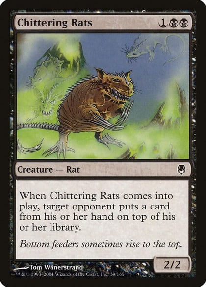Chittering Rats, Darksteel 39