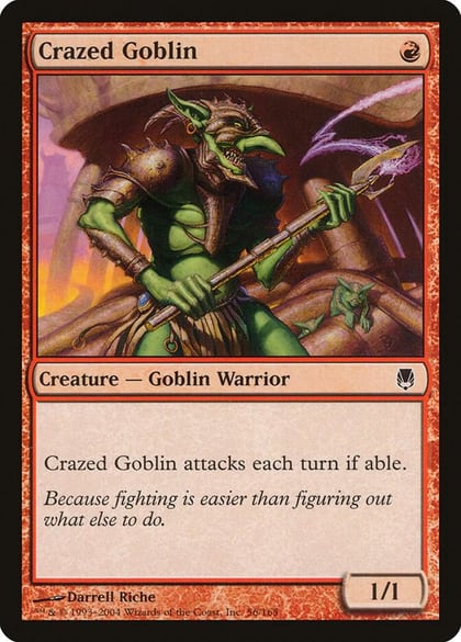 Crazed Goblin, Darksteel 56