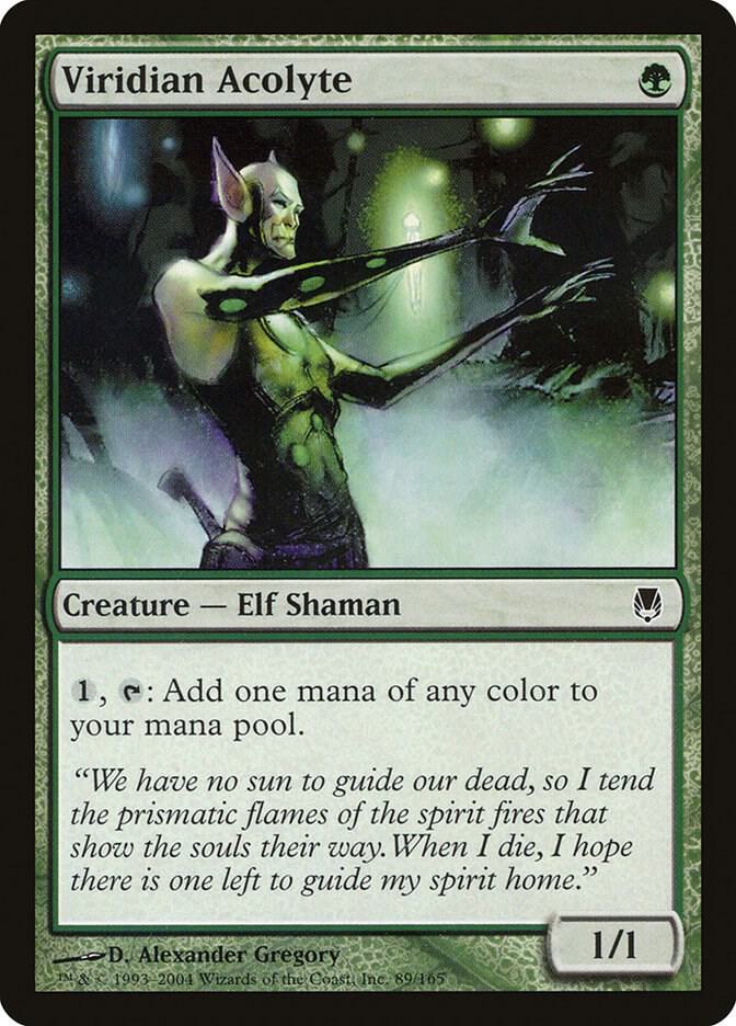 Viridian Acolyte, Darksteel 89