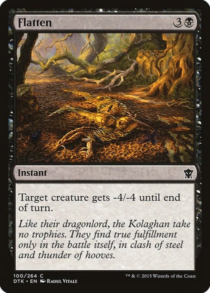 Flatten, Dragons of Tarkir 100