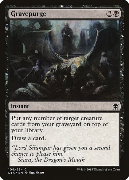 Gravepurge, Dragons of Tarkir 104