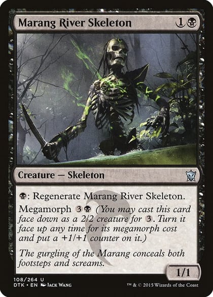 Marang River Skeleton, Dragons of Tarkir 108