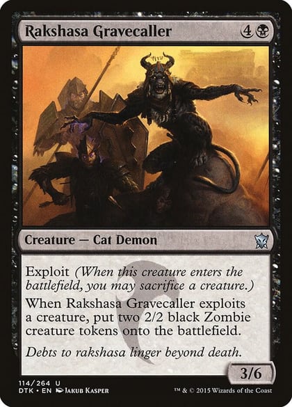 Rakshasa Gravecaller, Dragons of Tarkir 114