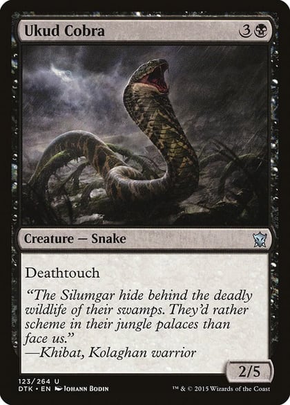 Ukud Cobra, Dragons of Tarkir 123