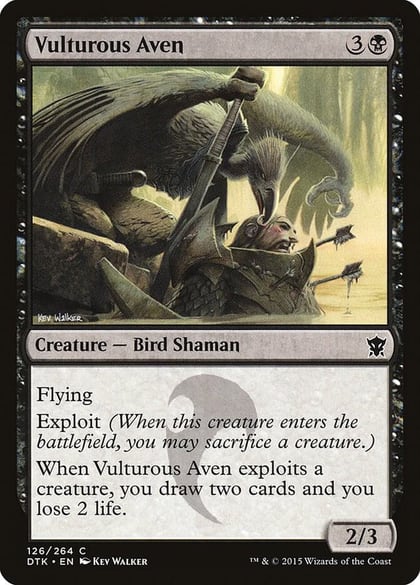 Vulturous Aven, Dragons of Tarkir 126