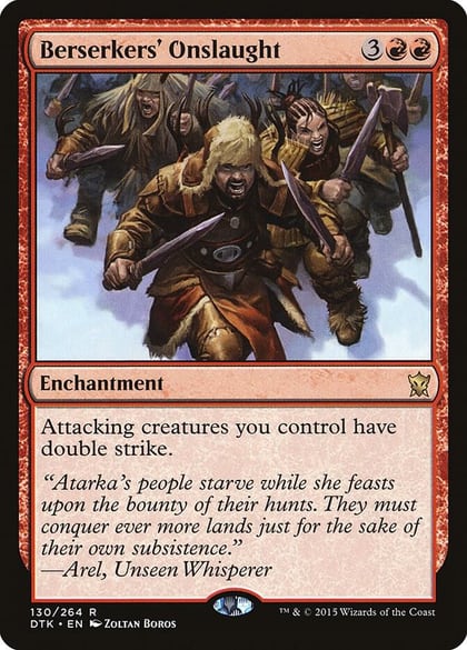 Berserkers' Onslaught, Dragons of Tarkir 130