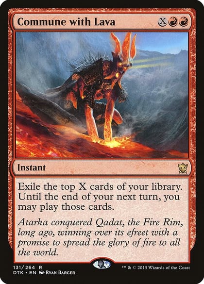 Commune with Lava, Dragons of Tarkir 131
