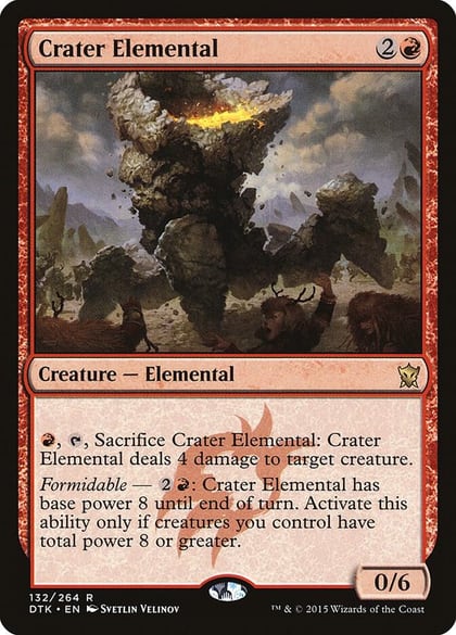Crater Elemental, Dragons of Tarkir 132