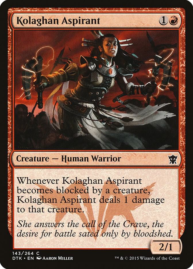 Kolaghan Aspirant, Dragons of Tarkir 143
