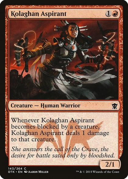 Kolaghan Aspirant, Dragons of Tarkir 143