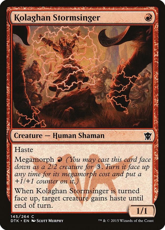 Kolaghan Stormsinger, Dragons of Tarkir 145