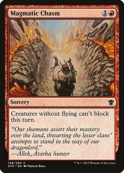 Magmatic Chasm, Dragons of Tarkir 148