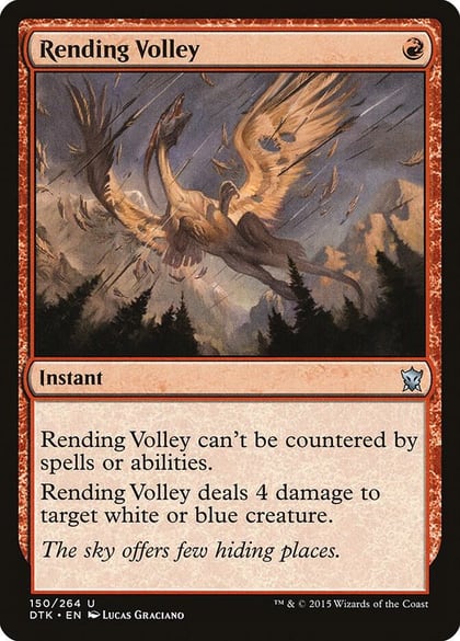 Rending Volley, Dragons of Tarkir 150