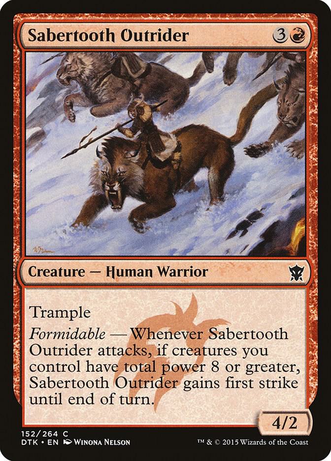 Sabertooth Outrider, Dragons of Tarkir 152