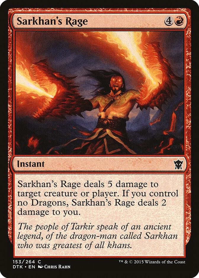 Sarkhan's Rage, Dragons of Tarkir 153