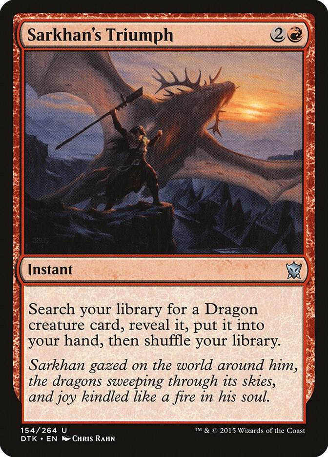 Sarkhan's Triumph, Dragons of Tarkir 154