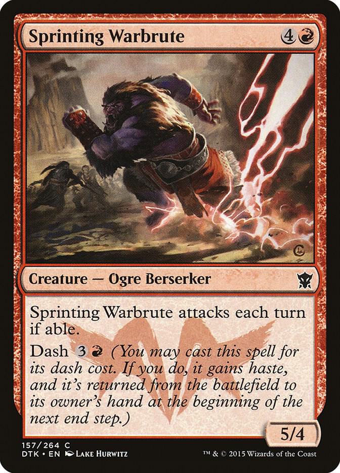 Sprinting Warbrute, Dragons of Tarkir 157