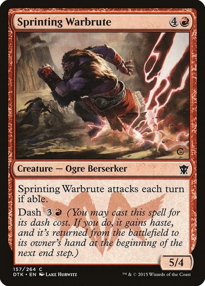 Sprinting Warbrute, Dragons of Tarkir 157