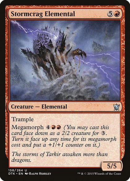 Stormcrag Elemental, Dragons of Tarkir 158