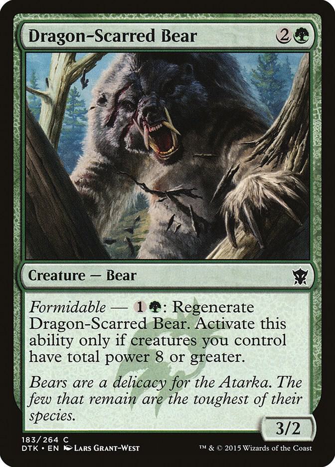 Dragon-Scarred Bear, Dragons of Tarkir 183