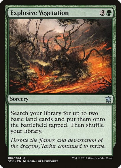 Explosive Vegetation, Dragons of Tarkir 186