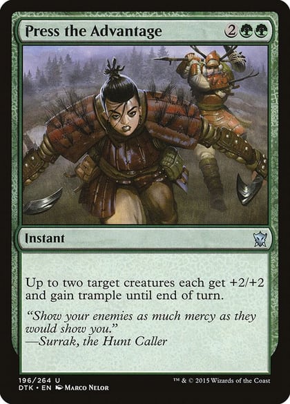 Press the Advantage, Dragons of Tarkir 196
