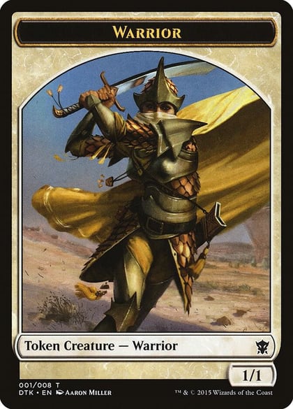 Warrior Token, Dragons of Tarkir 1