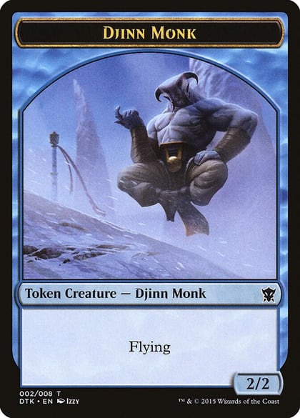 Djinn Monk Token, Dragons of Tarkir 2