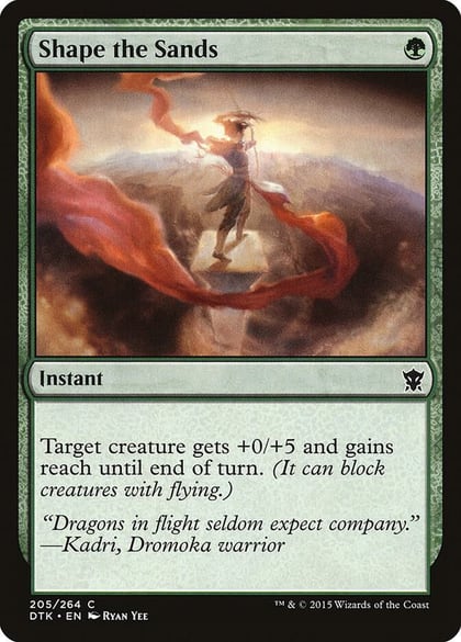 Shape the Sands, Dragons of Tarkir 205