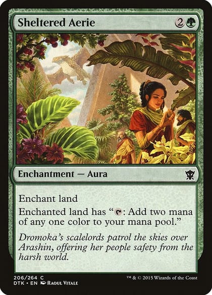 Sheltered Aerie, Dragons of Tarkir 206