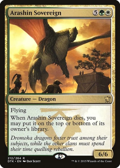 Arashin Sovereign, Dragons of Tarkir 212