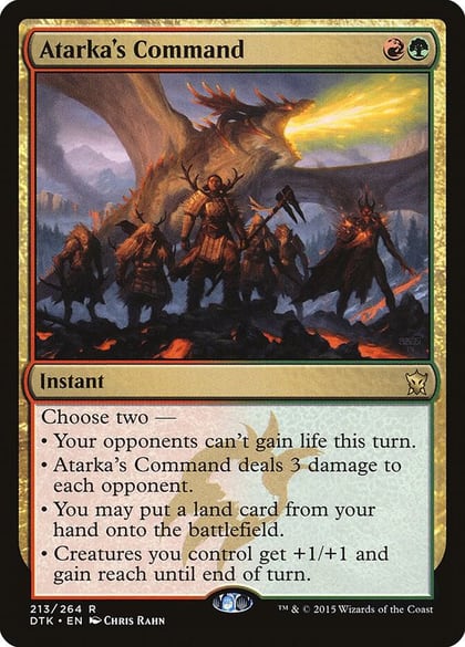 Atarka's Command, Dragons of Tarkir 213